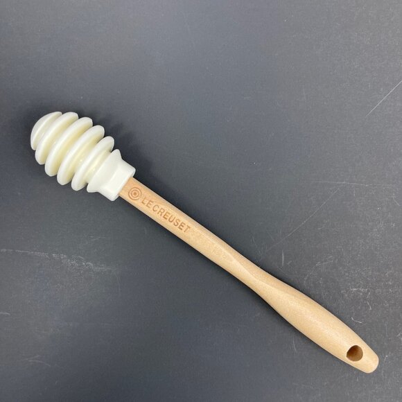 Le Creuset Silicone Honey Dipper White New Without Tags - Picture 1 of 6